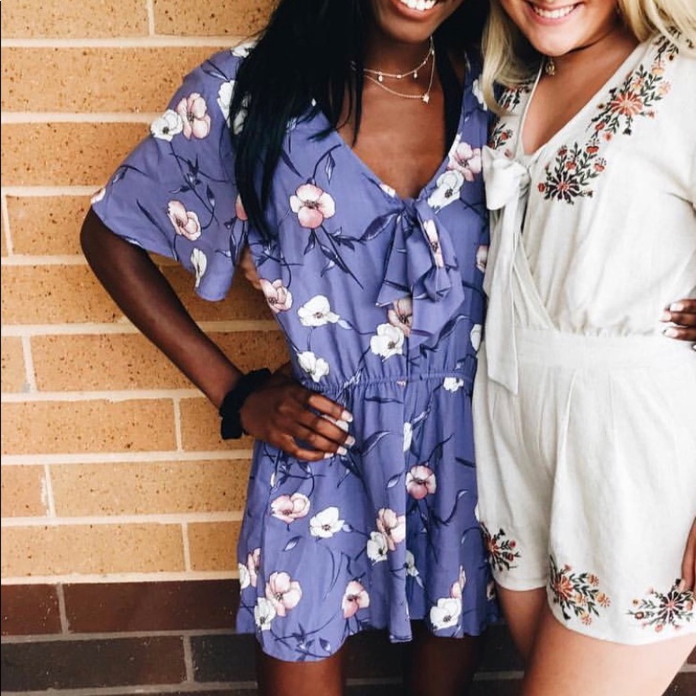 Purple romper